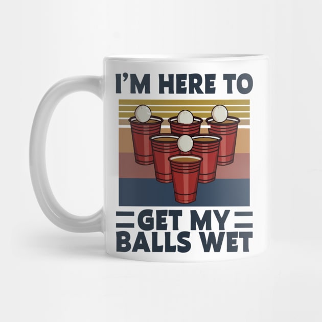 BEER PONG - GET YOUR BALLS WET merch by Griseldasion_shop